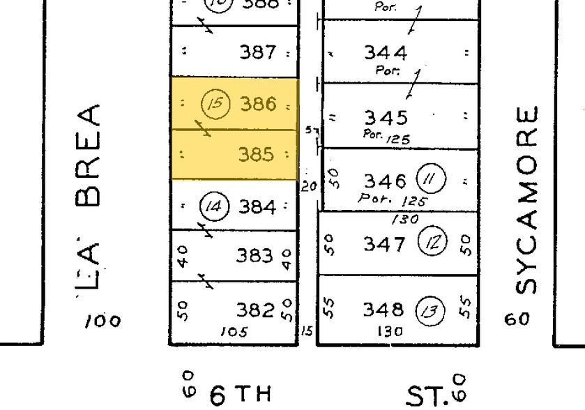 446 S La Brea Ave, Los Angeles, CA en alquiler - Plano de solar - Imagen 2 de 2