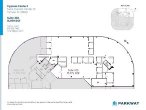 5404 Cypress Center Dr, Tampa, FL en alquiler Plano de la planta- Imagen 2 de 22