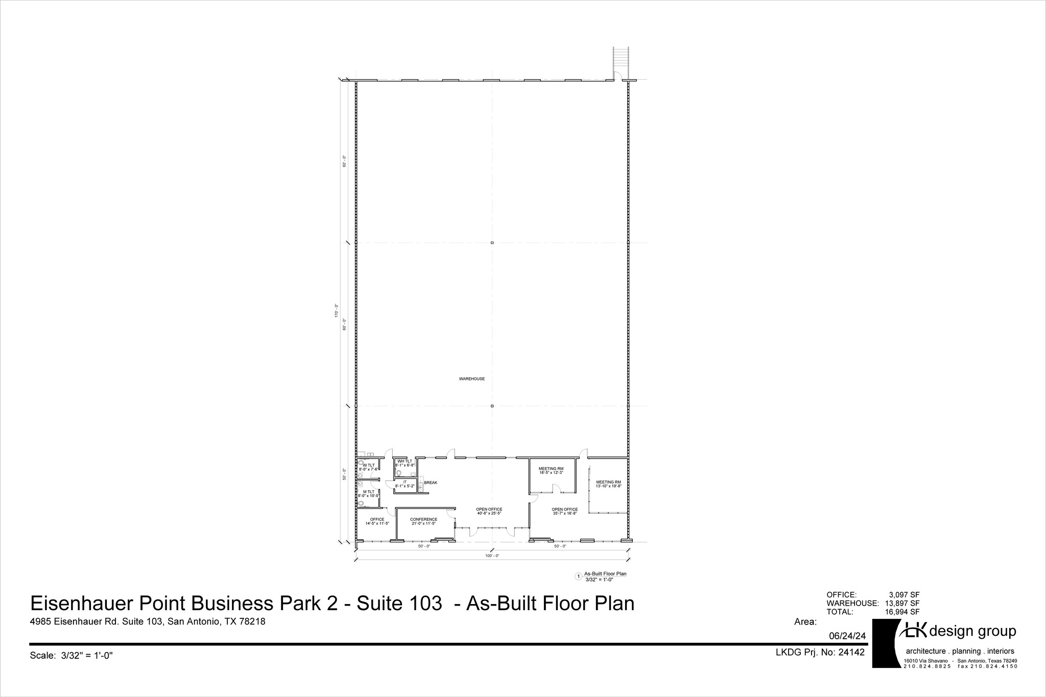 5035 Eisenhauer Rd, San Antonio, TX en alquiler Plano de la planta- Imagen 1 de 1