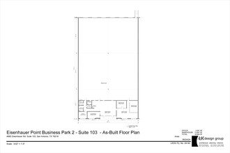 5035 Eisenhauer Rd, San Antonio, TX en alquiler Plano de la planta- Imagen 1 de 1