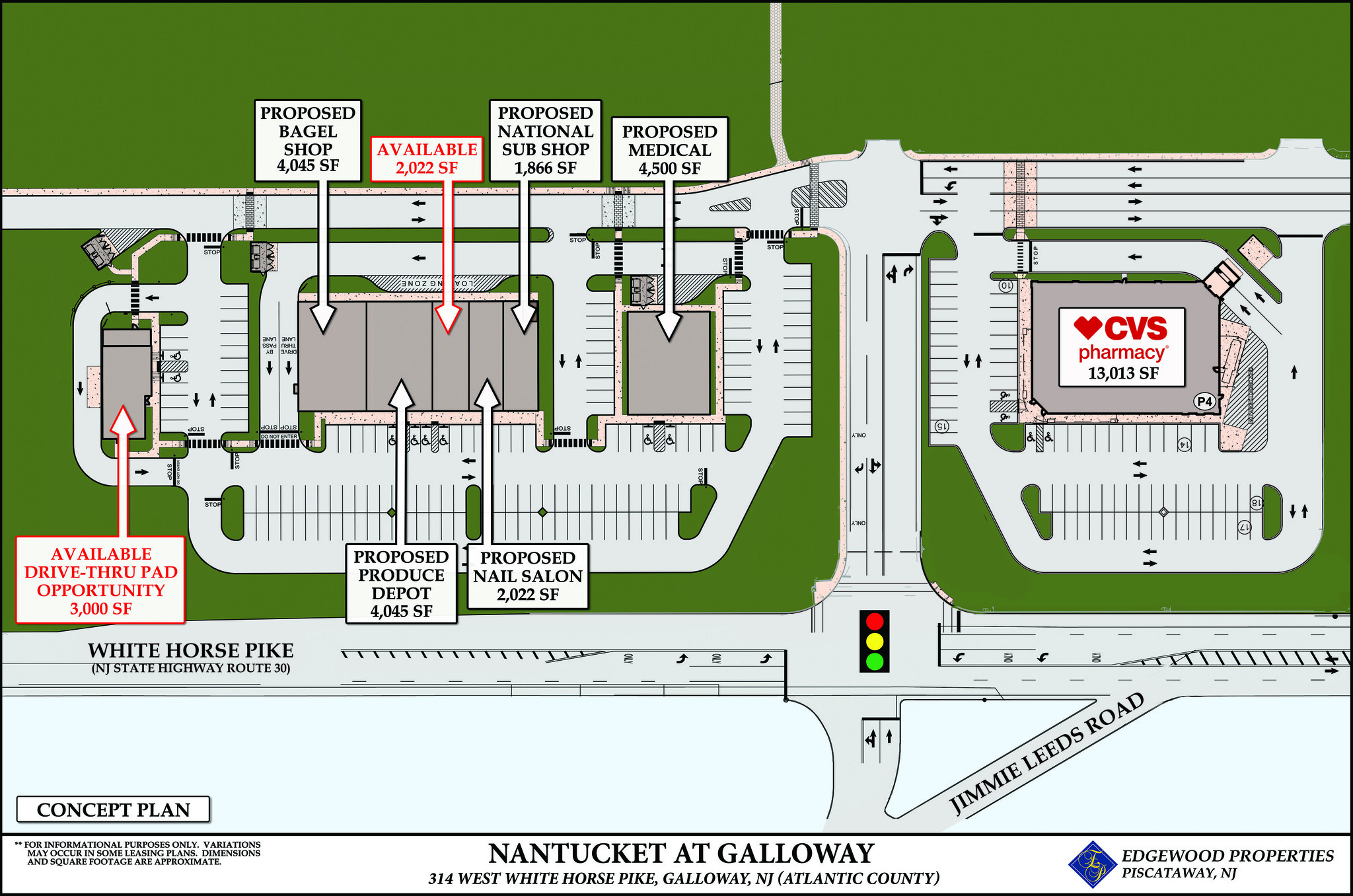 Route 30, Galloway Township, NJ en alquiler Plano del sitio- Imagen 1 de 1