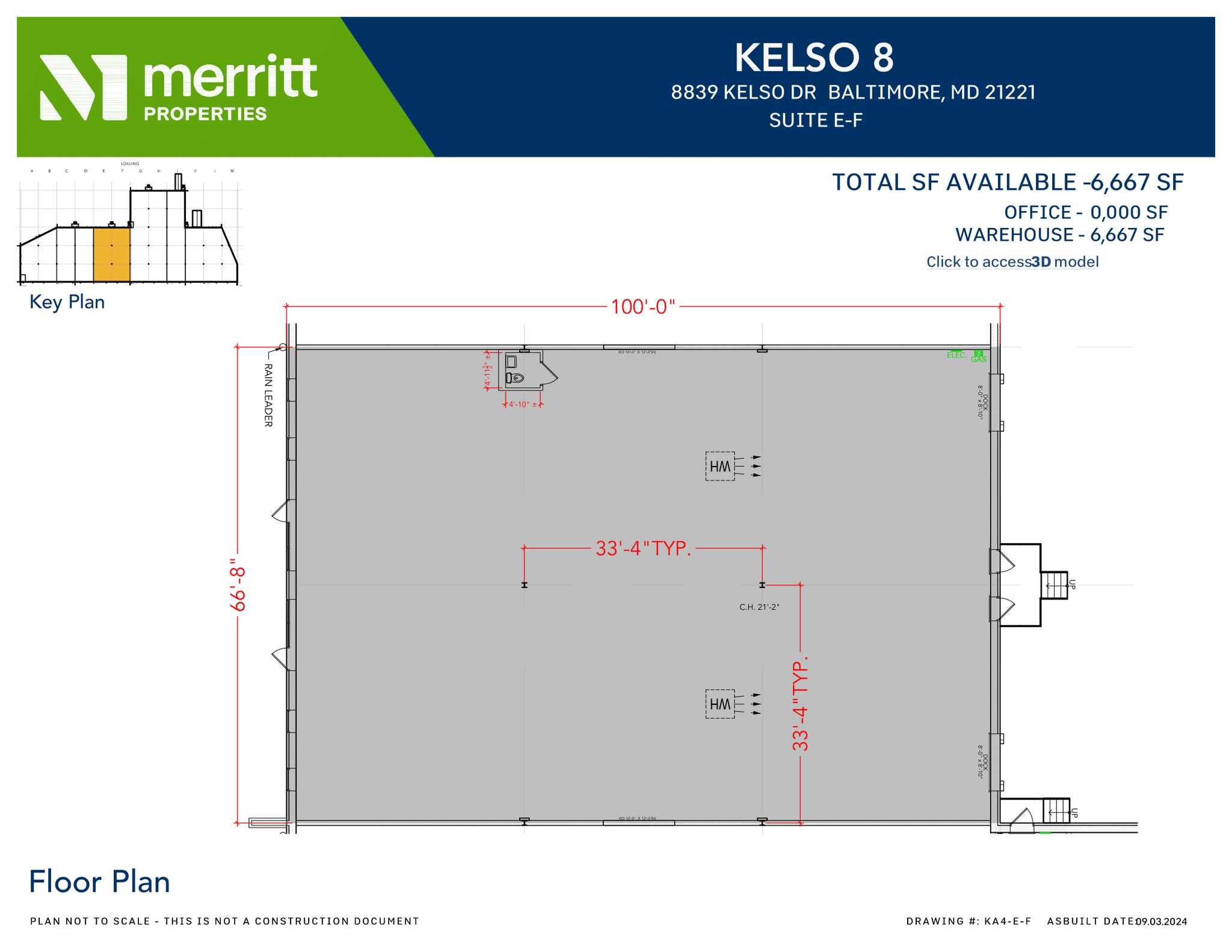 8841-8867 Kelso Dr, Essex, MD en alquiler Plano de la planta- Imagen 1 de 1