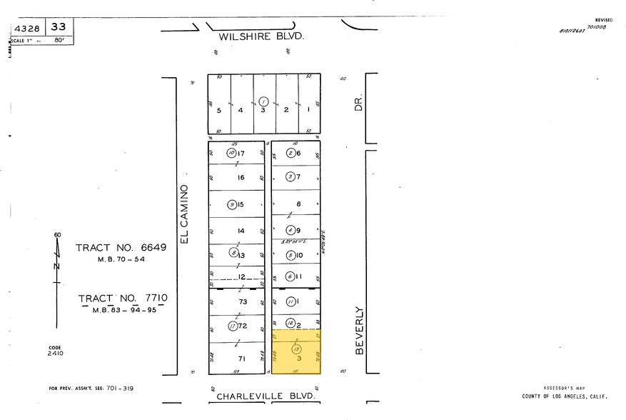 189-191 S Beverly Dr, Beverly Hills, CA en alquiler - Plano de solar - Imagen 3 de 9