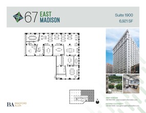 67 E Madison St, Chicago, IL en alquiler Plano de la planta- Imagen 1 de 4