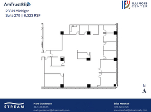 233 N Michigan Ave, Chicago, IL en alquiler Plano de la planta- Imagen 1 de 1