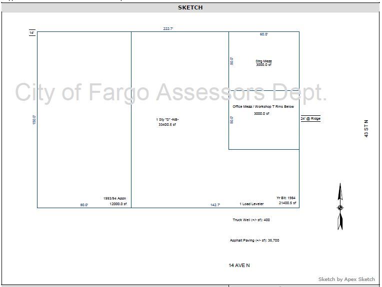 1402 43rd St N, Fargo, ND en alquiler Plano de la planta- Imagen 1 de 1