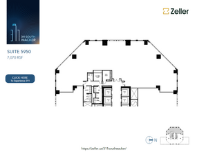 311 S Wacker Dr, Chicago, IL en alquiler Plano de la planta- Imagen 1 de 9