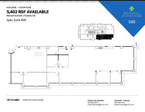 200 Mansell Ct E, Roswell, GA en alquiler Plano de la planta- Imagen 1 de 1