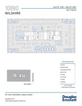 10880 Wilshire Blvd, Los Angeles, CA en alquiler Plano de la planta- Imagen 1 de 1