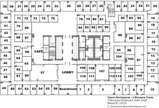 2 S Biscayne Blvd, Miami, FL en alquiler Plano de la planta- Imagen 1 de 1