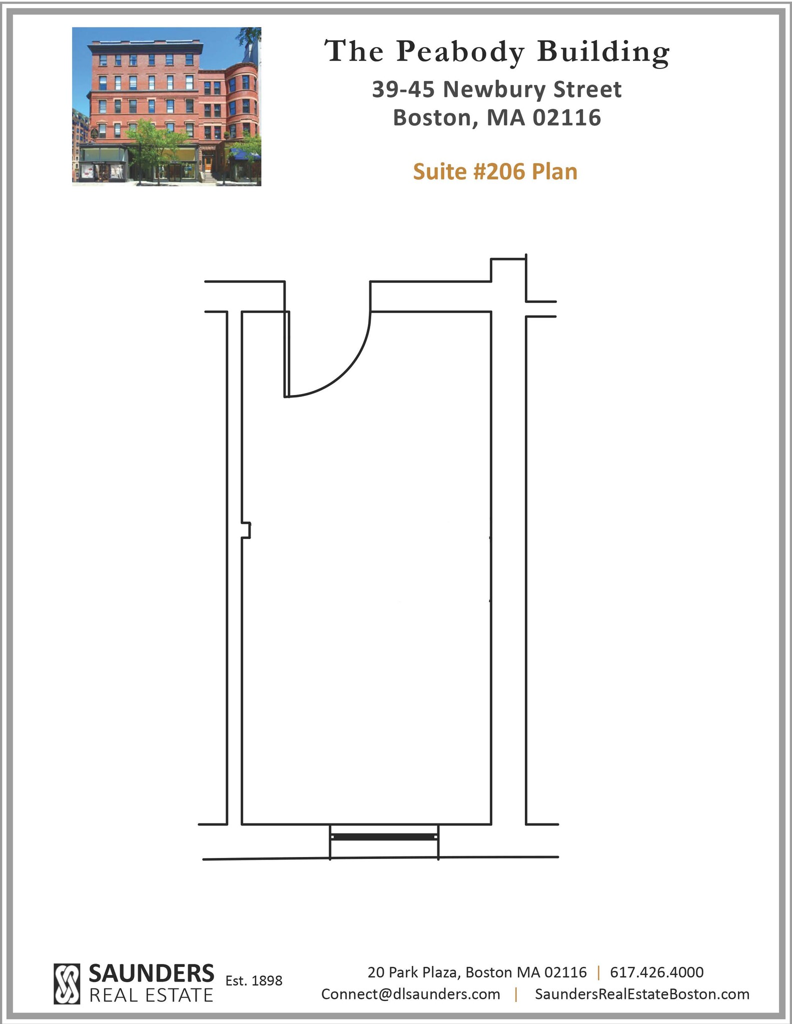 39-45 Newbury St, Boston, MA en alquiler Plano de la planta- Imagen 1 de 1