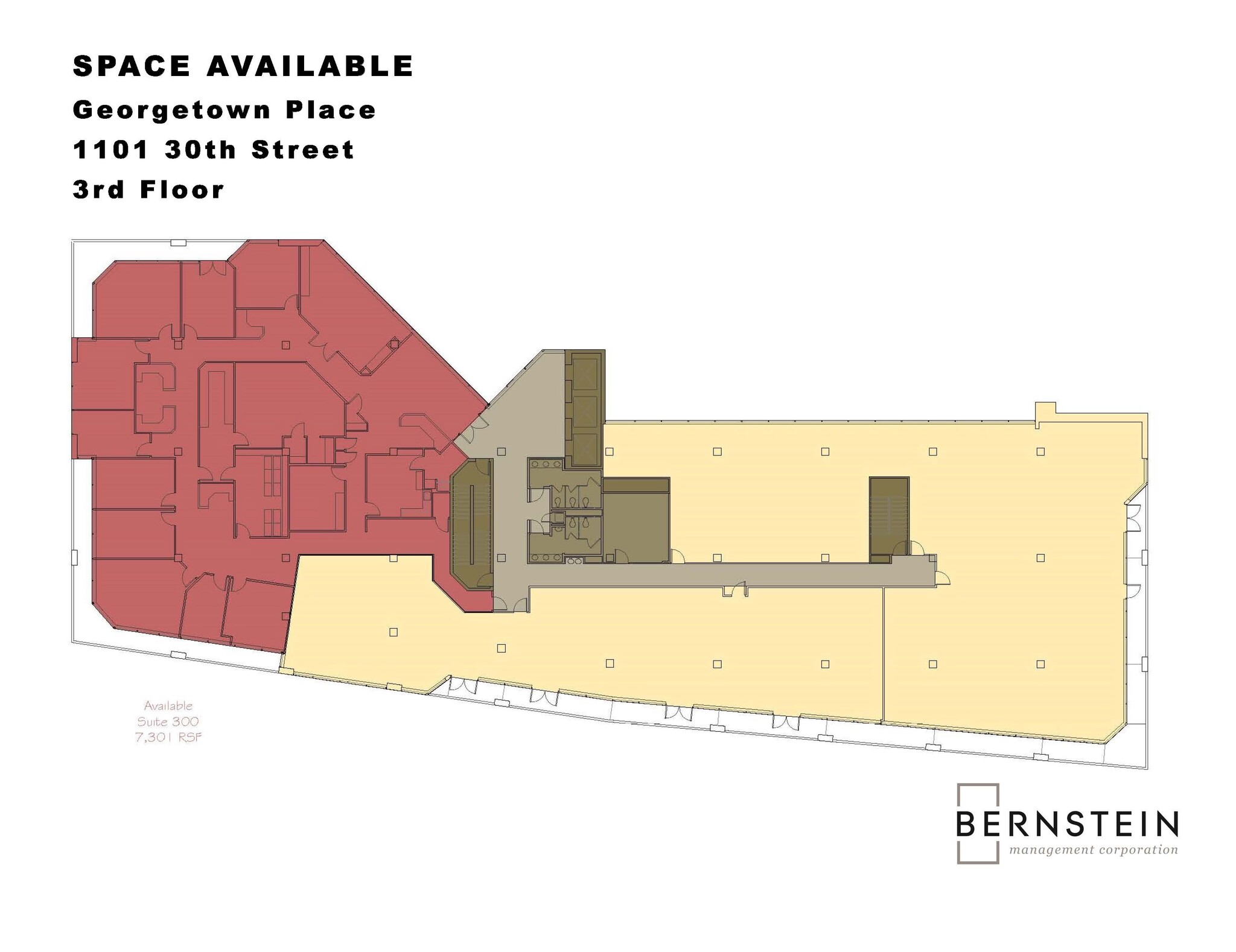 1101 30th St NW, Washington, DC en alquiler Plano de la planta- Imagen 1 de 1