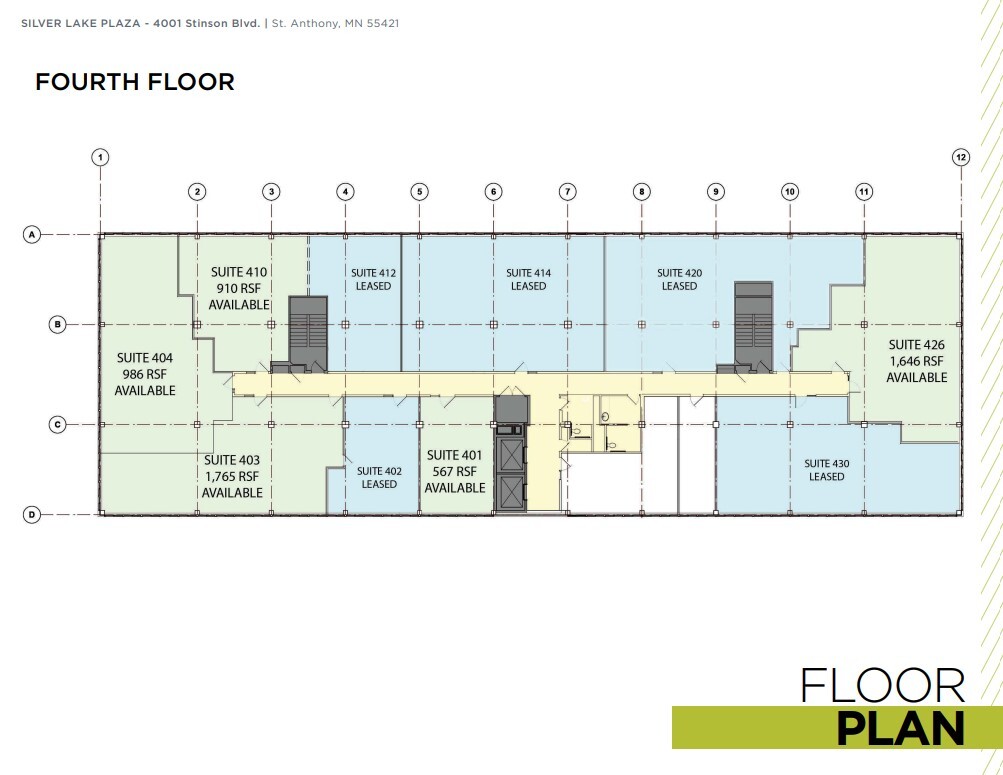 4001 Stinson Blvd NE, Saint Anthony, MN en venta Plano de la planta- Imagen 1 de 1