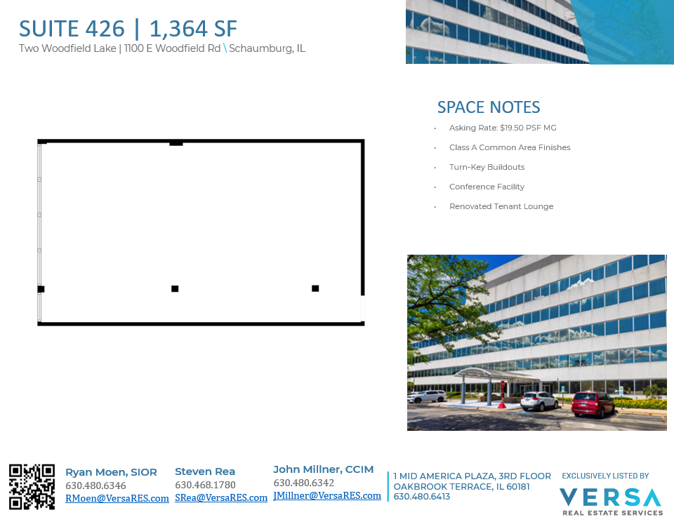 1100 E Woodfield Rd, Schaumburg, IL en alquiler Plano de la planta- Imagen 1 de 1