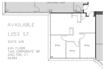 2 Corporate Dr, Shelton, CT en alquiler Plano de la planta- Imagen 1 de 1