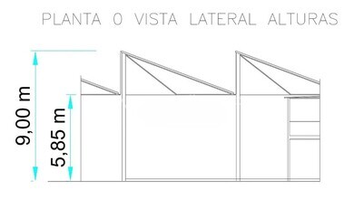 Nave en Cornellà de Llobregat, Barcelona en alquiler Plano de planta tipo- Imagen 2 de 3
