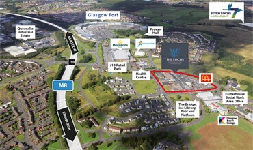 Shandwick Sq, Glasgow en alquiler Vista aérea- Imagen 1 de 2