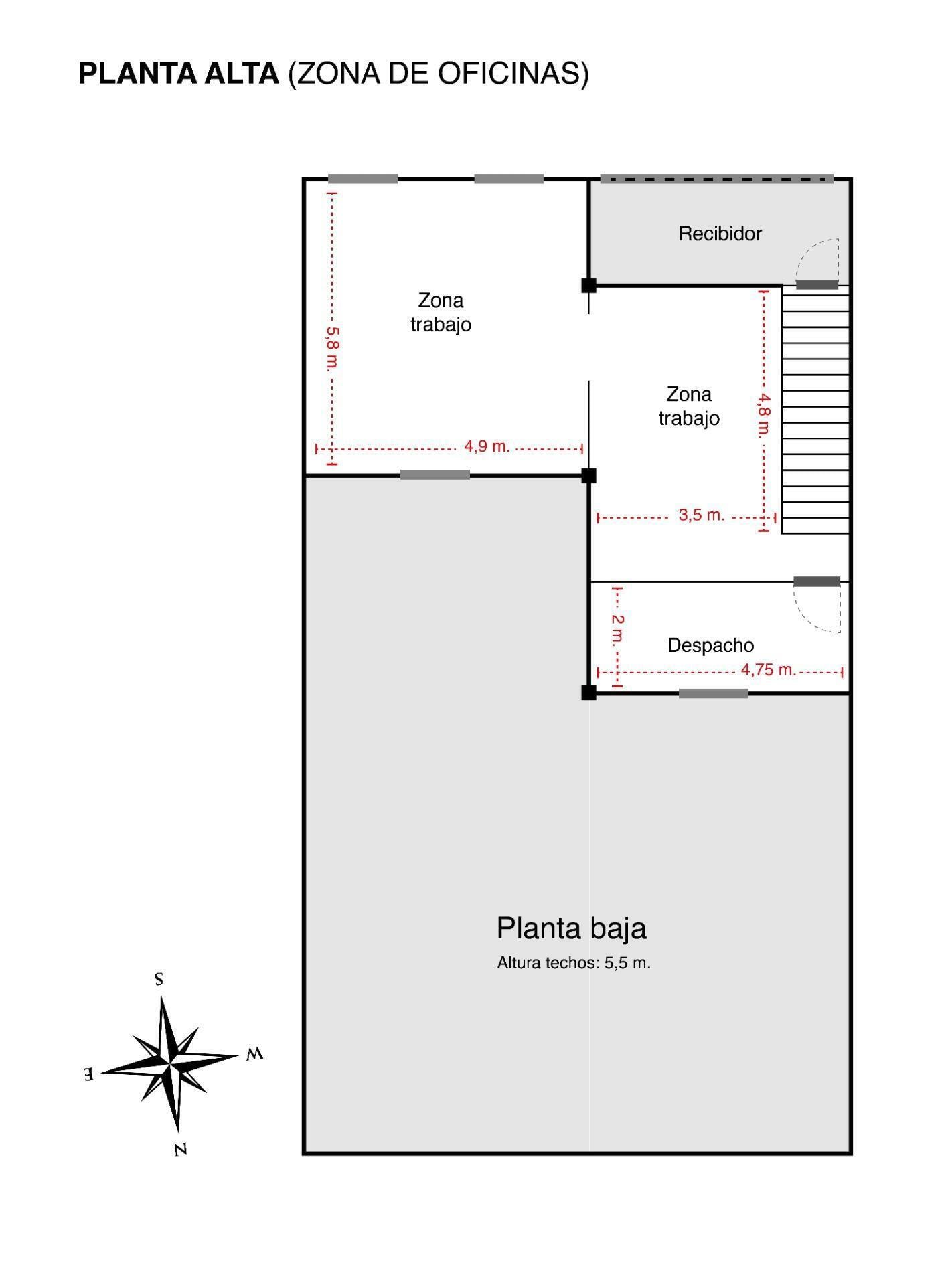 Nave en SEVILLA en venta Plano de la planta- Imagen 1 de 11