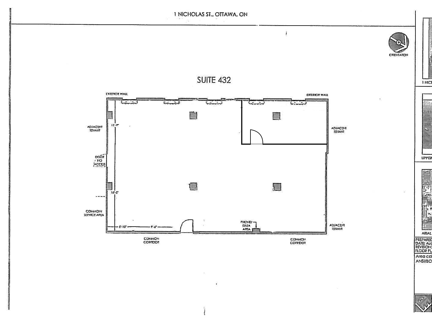 1-5 Nicholas St, Ottawa, ON en alquiler Plano de la planta- Imagen 1 de 1