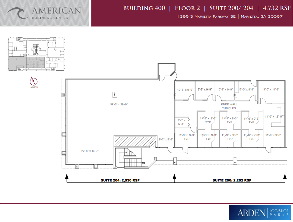 1395 S Marietta Pky SE, Marietta, GA en alquiler Plano de la planta- Imagen 1 de 1