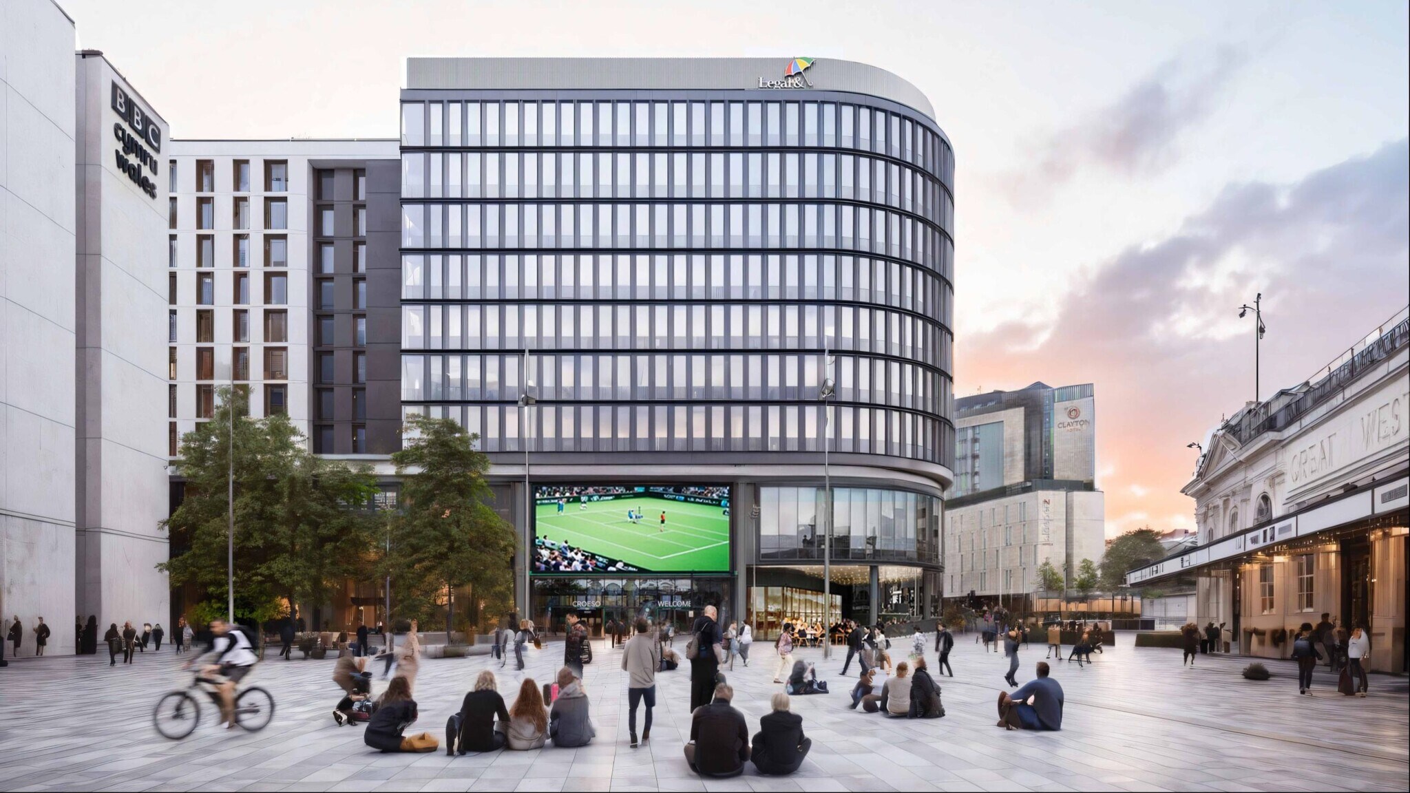 Central Sq, Cardiff en alquiler Foto del edificio- Imagen 1 de 4