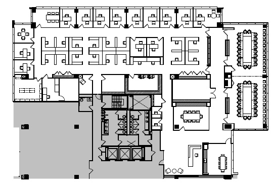 1400 Crystal Dr, Arlington, VA en alquiler Plano de la planta- Imagen 1 de 5