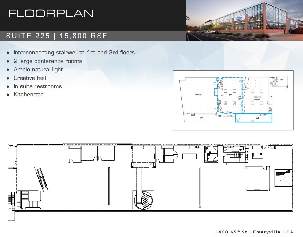 1400 65th St, Emeryville, CA en alquiler Plano de la planta- Imagen 1 de 1