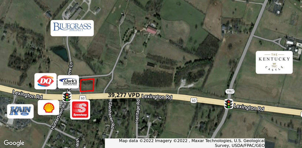 3620 Lexington Rd, Versailles, KY en alquiler - Vista aérea - Imagen 2 de 3