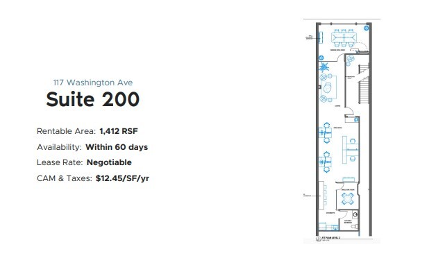 117 N Washington Ave, Minneapolis, MN en alquiler Plano de la planta- Imagen 1 de 5