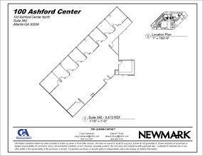 100 Ashford Ctr N, Atlanta, GA en alquiler Plano de la planta- Imagen 1 de 1