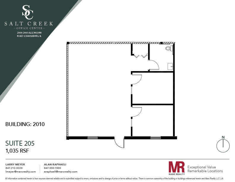 2010 E Algonquin Rd, Schaumburg, IL en alquiler Plano de la planta- Imagen 1 de 1