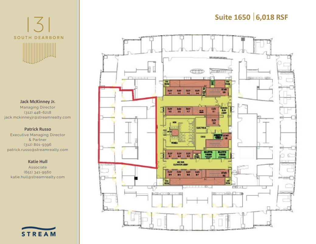 131 S Dearborn St, Chicago, IL en alquiler Plano de la planta- Imagen 1 de 1