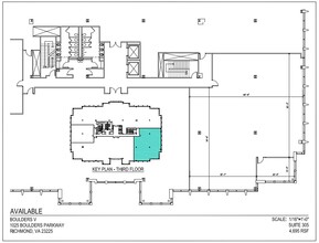 7501 Boulder View Dr, North Chesterfield, VA en alquiler Plano de la planta- Imagen 1 de 1