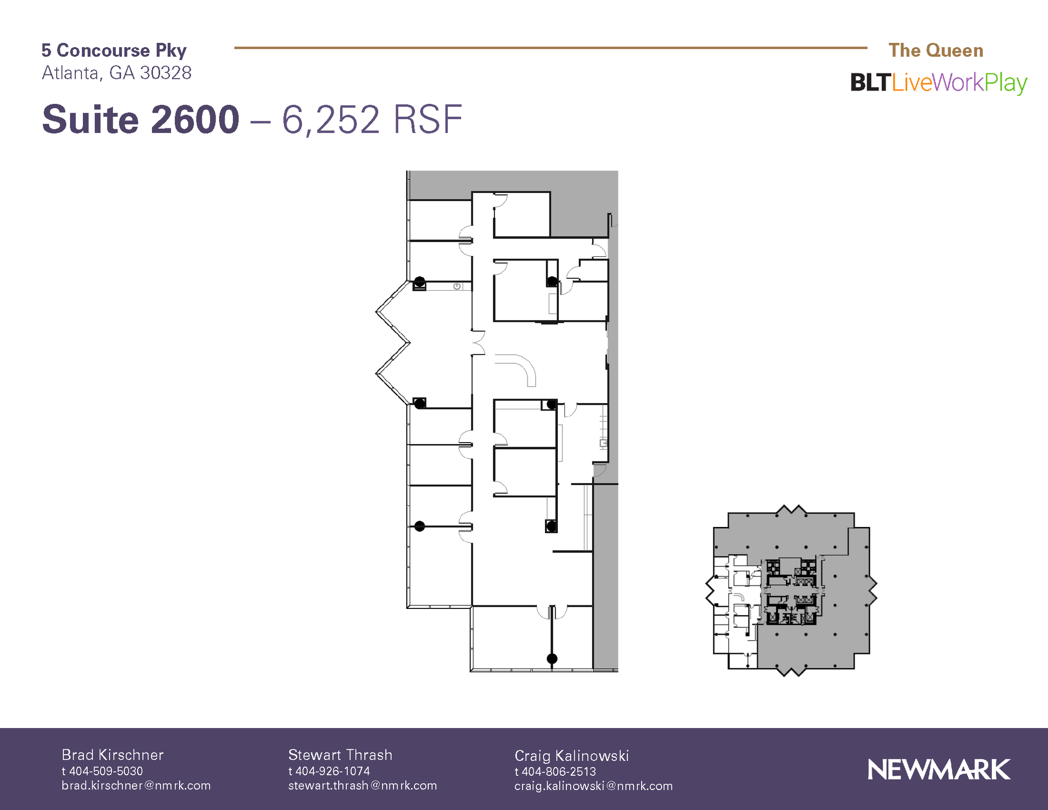 6 Concourse Pky NE, Atlanta, GA en alquiler Plano de la planta- Imagen 1 de 1