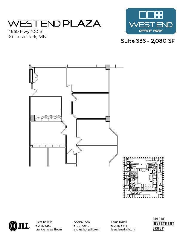 1665 Utica Ave S, Saint Louis Park, MN en alquiler Plano de la planta- Imagen 1 de 1