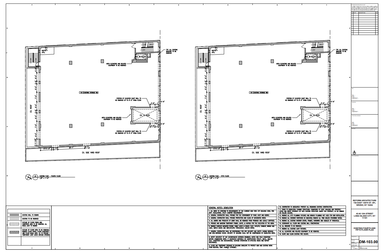 42-45 12th St, Long Island City, NY en alquiler Plano de la planta- Imagen 1 de 2