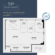 530 Bush St, San Francisco, CA en alquiler Plano de la planta- Imagen 1 de 1