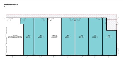 100 Horse Creek Rd, Cochrane, AB en alquiler Plano de la planta- Imagen 1 de 1