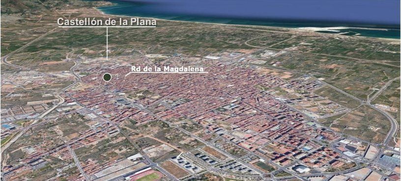 Terreno en CASTELLÓN DE LA PLANA en venta - Plano de la planta - Imagen 3 de 4