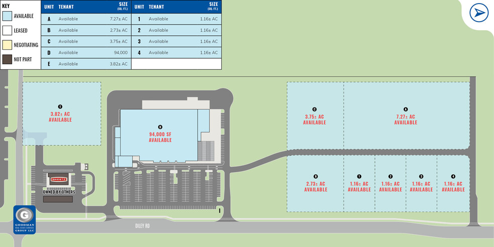 8865 Diley rd, Canal Winchester, OH en alquiler - Plano del sitio - Imagen 2 de 6