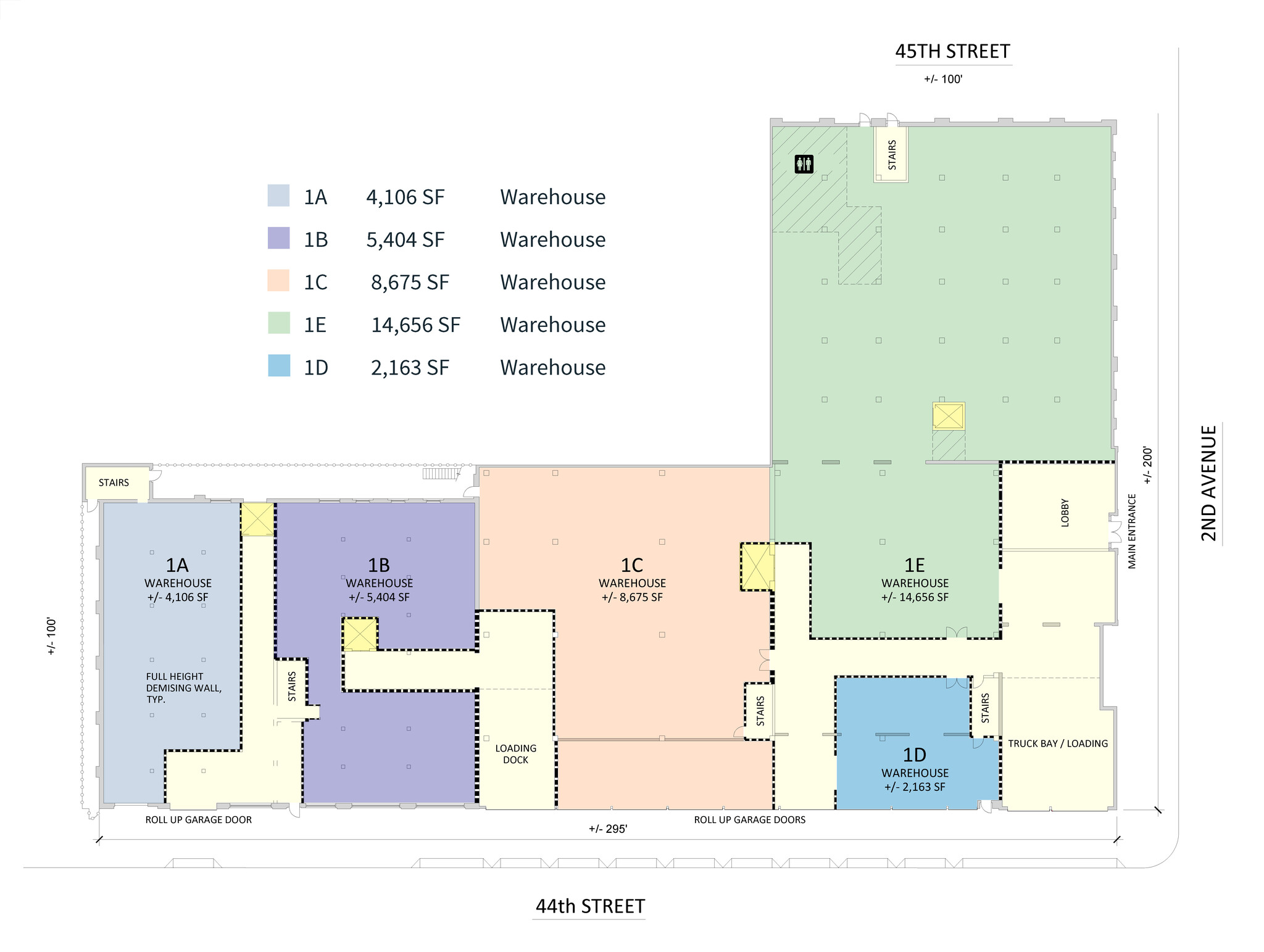 214-216 44th St, Brooklyn, NY en venta Plano de planta tipo- Imagen 1 de 2