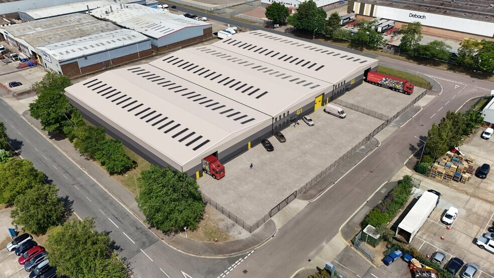 G1-G2 Bluestem Road, Ransomes Euro Park, Ipswich en alquiler - Vista aérea - Imagen 1 de 2