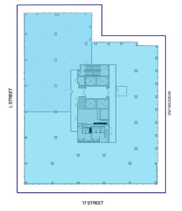 1660 L St NW, Washington, DC en alquiler Plano de la planta- Imagen 1 de 1