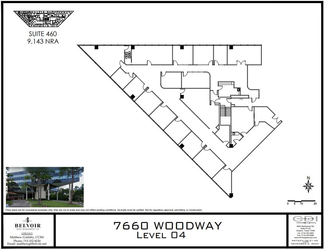 Private Office Space, Houston, TX en alquiler Plano de la planta- Imagen 1 de 7