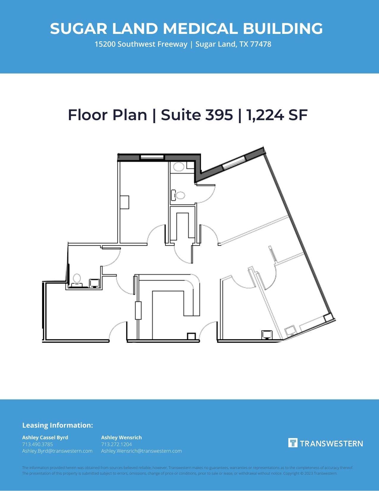 15200 Southwest Fwy, Sugar Land, TX en alquiler Plano de la planta- Imagen 1 de 1