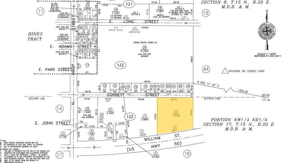 1100 E Williams St, Carson City, NV en venta - Plano de solar - Imagen 3 de 3