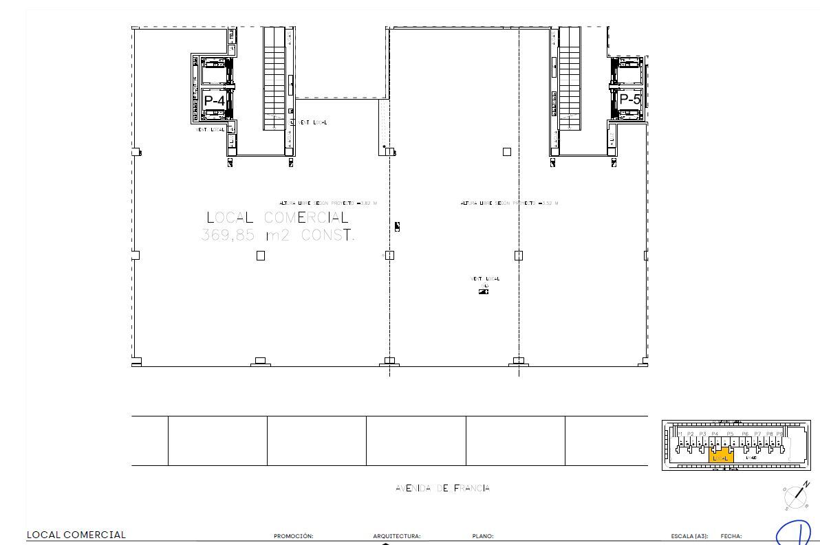 Locales en Guadalajara, Guadalajara en alquiler Plano de la planta- Imagen 1 de 1