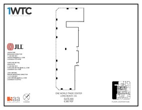 1 World Trade Ctr, Long Beach, CA en alquiler Plano de la planta- Imagen 1 de 1