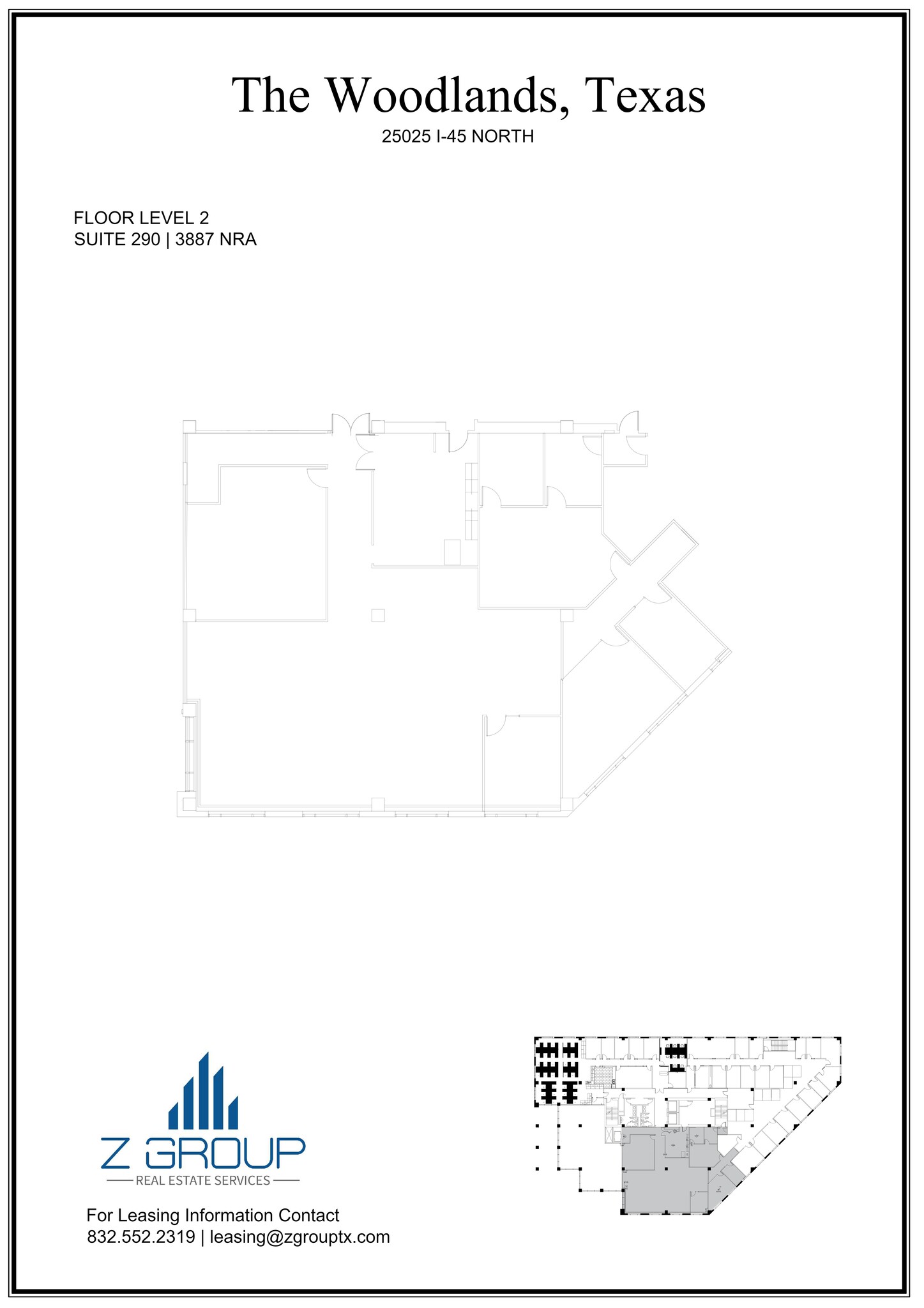 25025 N I-45 Fwy, The Woodlands, TX en alquiler Plano del sitio- Imagen 1 de 1