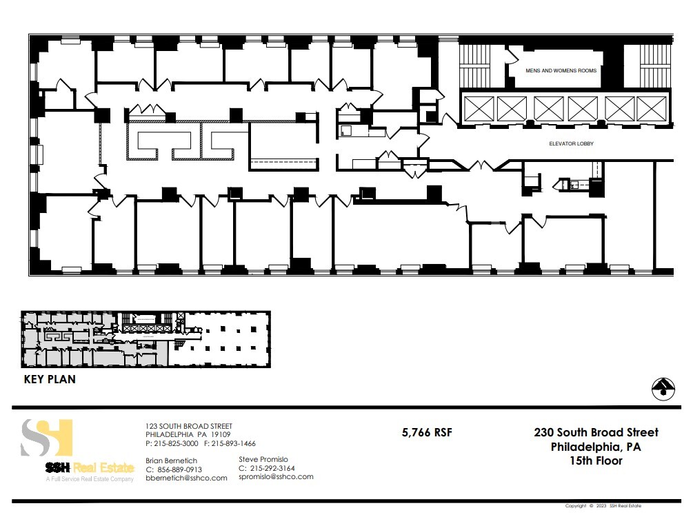 230 S Broad St, Philadelphia, PA en alquiler Plano de la planta- Imagen 1 de 1